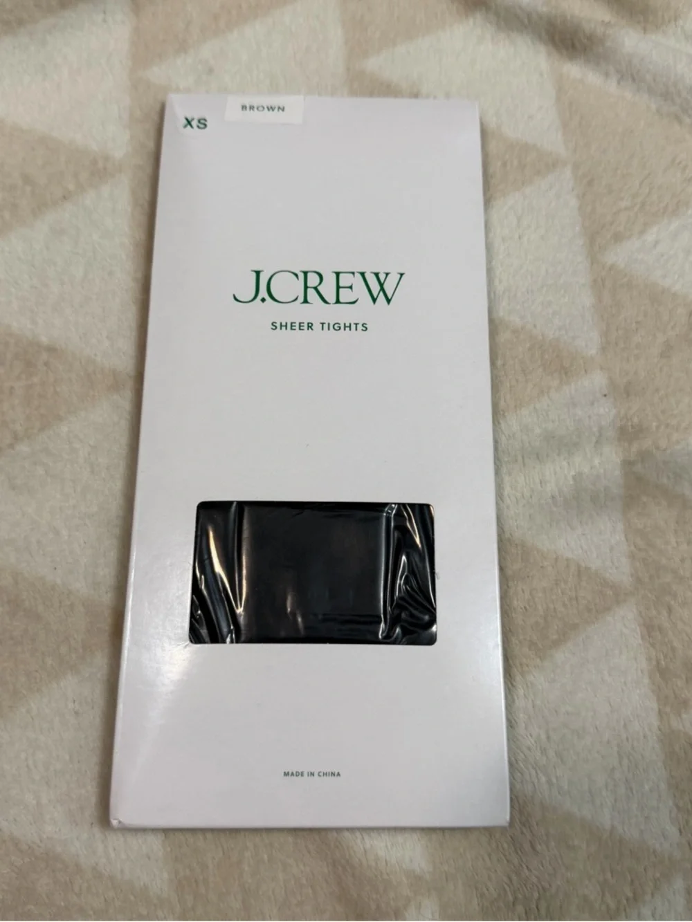 J crew black sheer tights for women XS